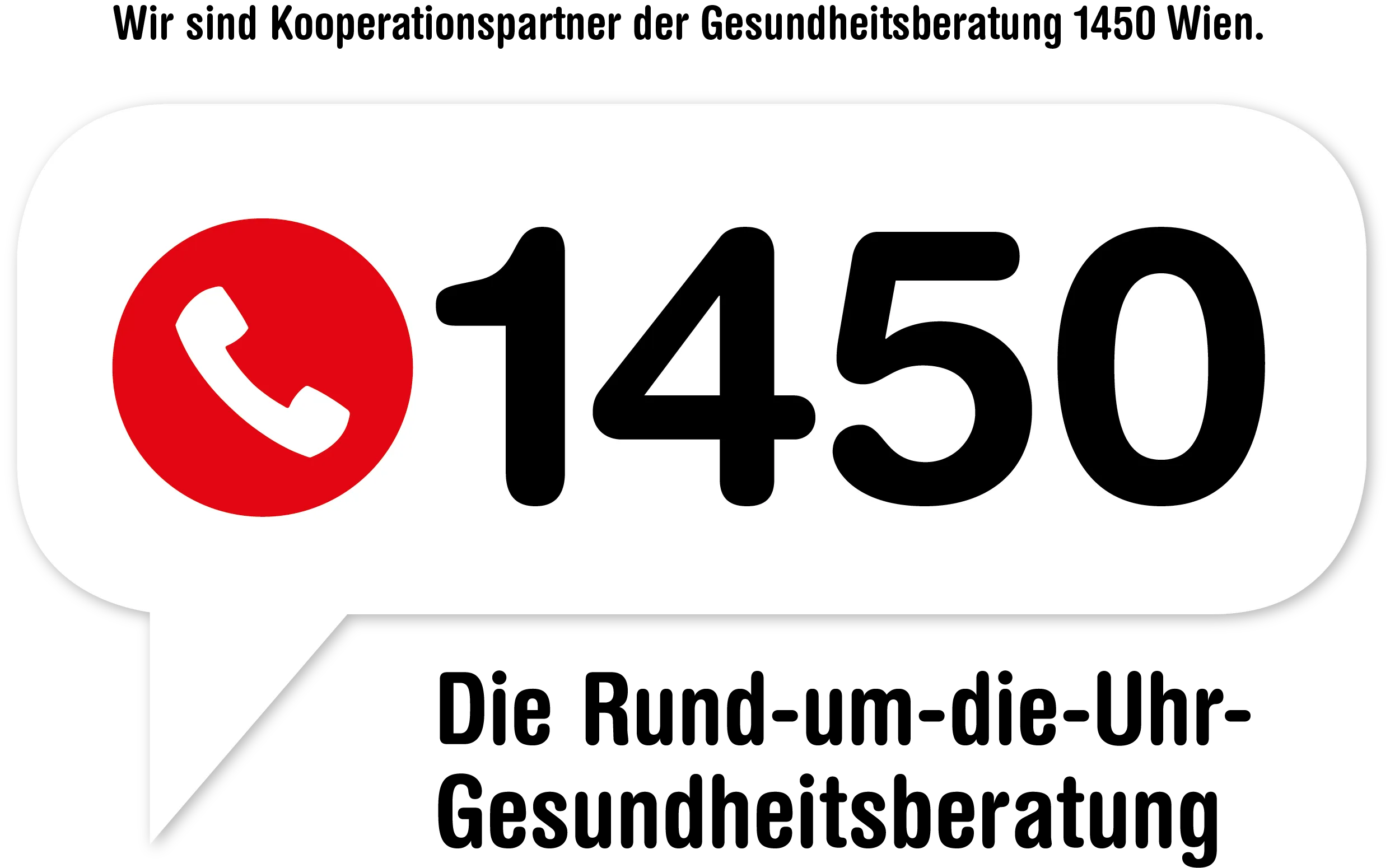 Logo der Gesundheitshotline 1450 in Wien